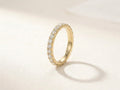 Eternity Pavé Ring in 18 Karat Goldvermeil